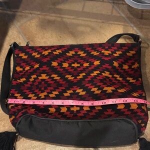 Handmade from Mexico Aztec Print Bag